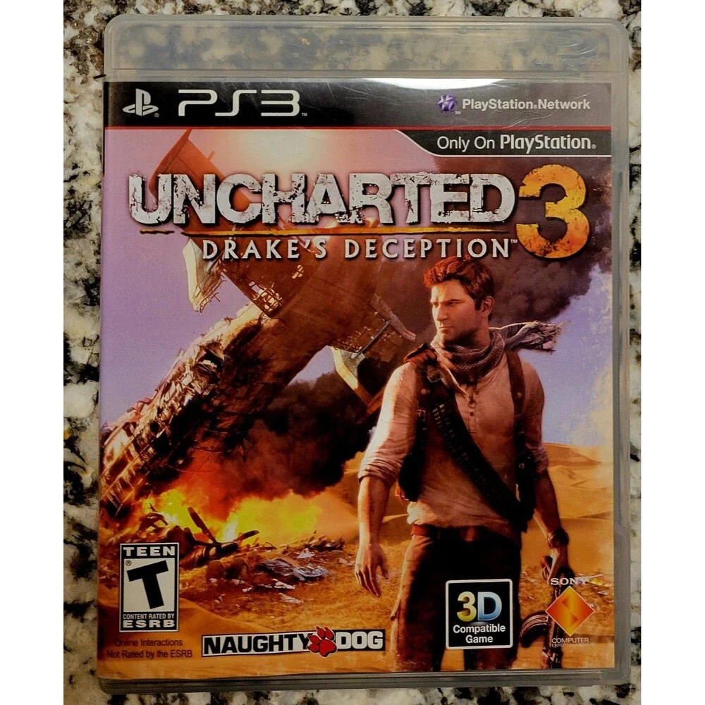 SONY PLAYSTATION 3 PS3: Uncharted 3: Drake's Deception,CIB,TESTED, FAST SHIPPING